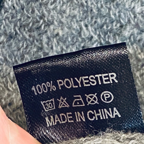 🌟HP🌟NWOT Black & Gray Color Block Scarf/Shawl/Wrap OSFM - Picture 11 of 11